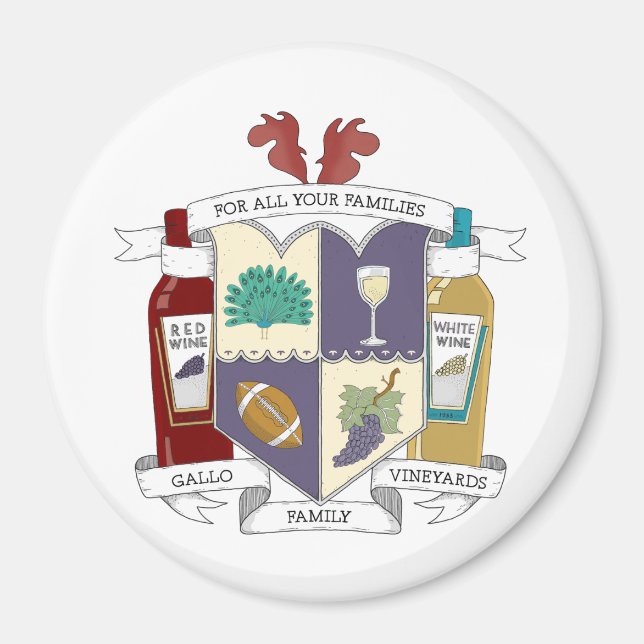 Imán Botón de redondeo (Frente)