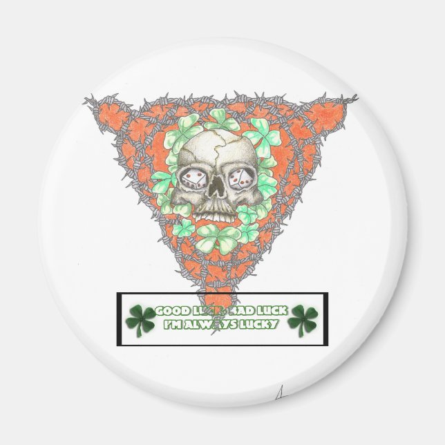 Imán botón de seguridad de InsaneLuck (Frente)