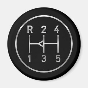 Imán Botón del engranaje del coche de deportes, modelo