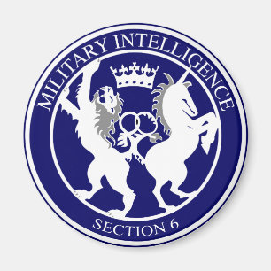 Imán Botón del logotipo MI6