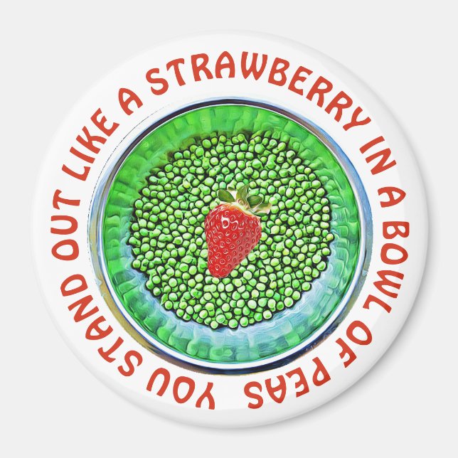 Imán botón Motivador de colirio corto (Frente)