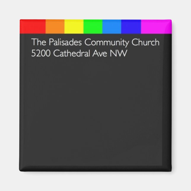 Imán botón Orgullo (Frente)