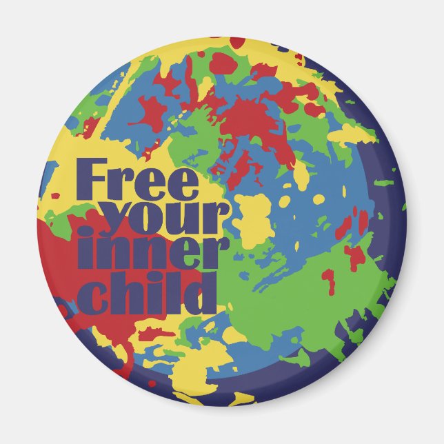 Imán botón personalizado INNER CHILD (Frente)