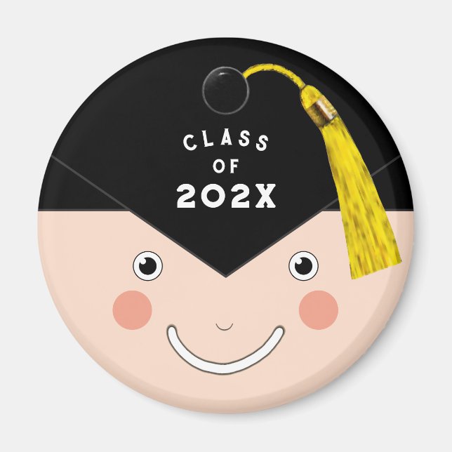 Imán botón Regalo de graduación 2025 (Frente)