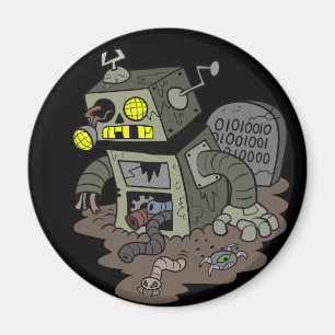 Imán botón Robot zombie