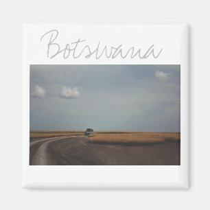 Imán Botsuana Makgadikgadi Salt Pans Car Travel Magnet