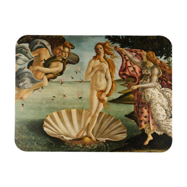 Imán Botticelli El nacimiento de Venus Magnet (Horizontal)