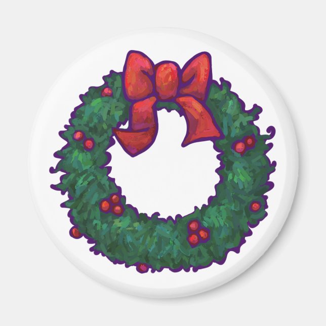 Imán Boughs de Holly (Frente)