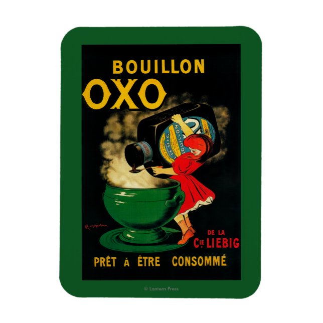 Imán Bouillon OXO Vintage PoseterEurope (Vertical)