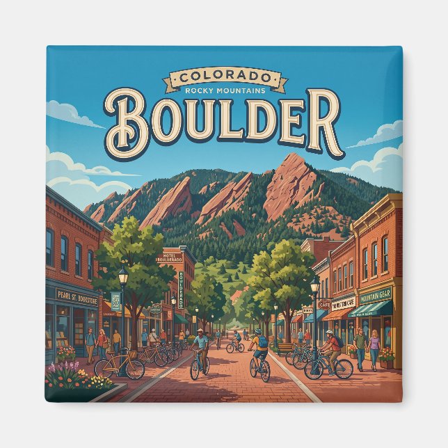 Imán Boulder, Colorado (Frente)