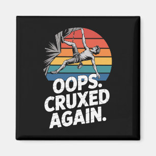 Imán Boulder Oops Cruxed de nuevo divertido escalada en
