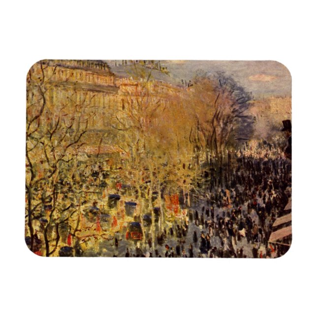 Imán Boulevard des Capucines por Claude Monet, Bella Ar (Horizontal)