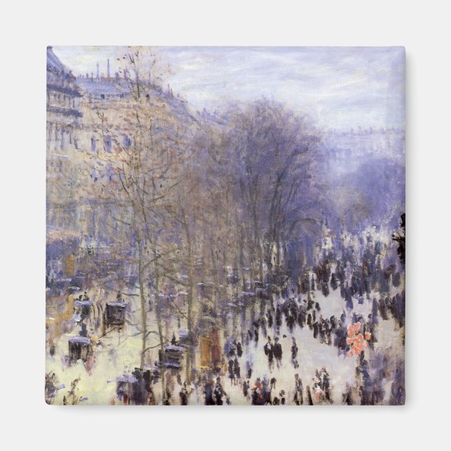 Imán Boulevard des Capucines por Claude Monet, Bella Ar (Frente)