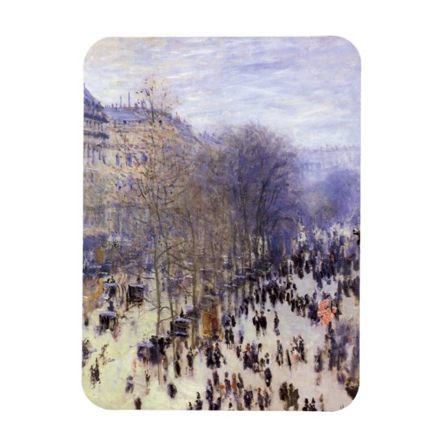 Imán Boulevard des Capucines por Claude Monet, Bella Ar (Vertical)