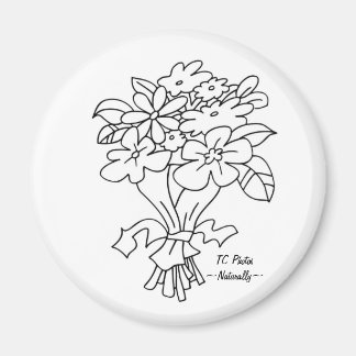 Imán Bouquet con logotipo