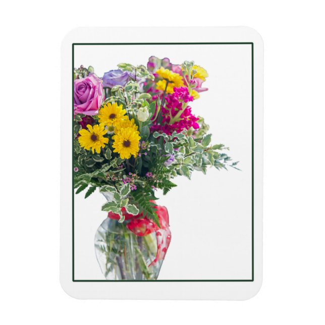 Imán Bouquet de flores cortadas (Vertical)