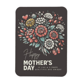 Imán Bouquet de flores para el Día de la Madre