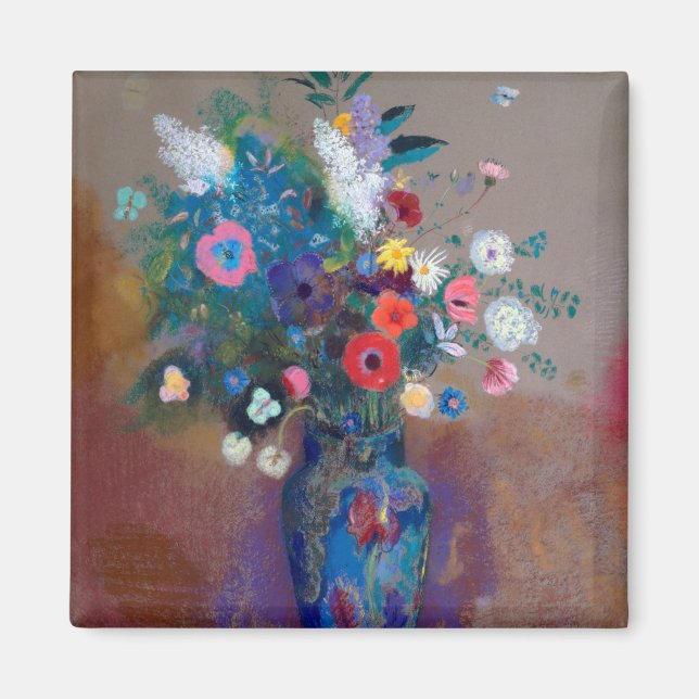 Imán Bouquet de flores, Redon (Frente)