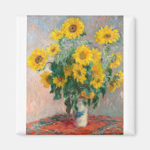 Imán Bouquet de girasoles de Claude Monet