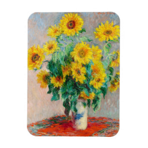 Imán Bouquet de los girasoles Claude Monet