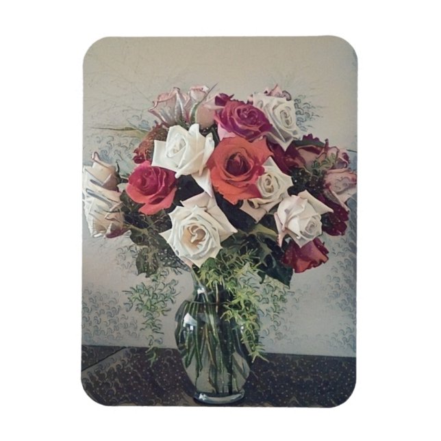 Imán Bouquet De Rosas (Vertical)