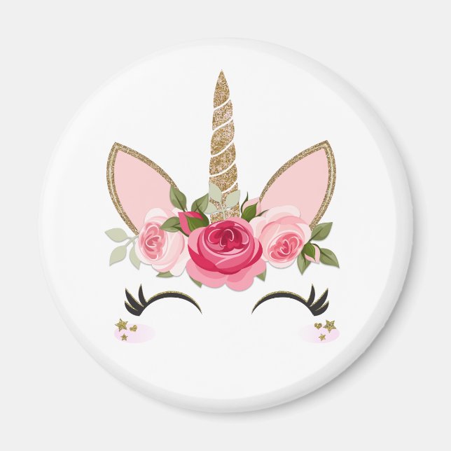 Imán Bouquet de Rosas de cráneo negro y gótico blanco (Frente)