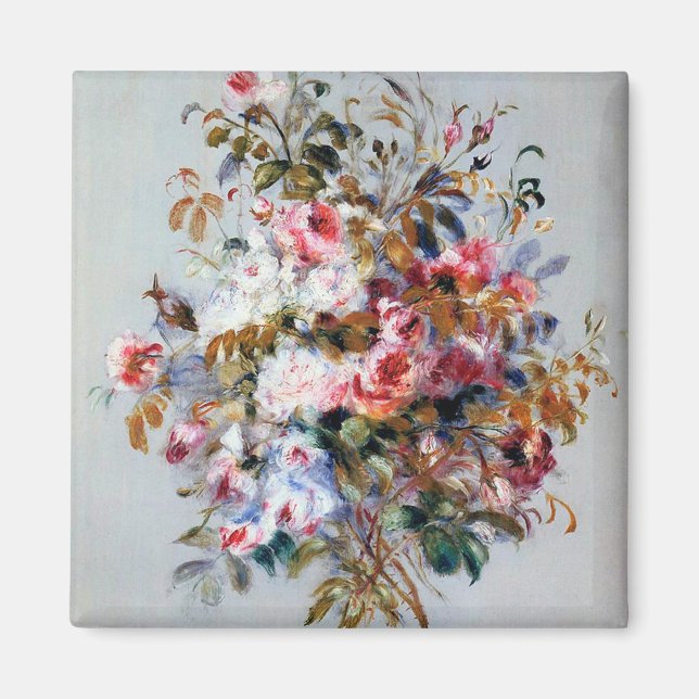 Imán Bouquet de Rosas, Renoir (Frente)