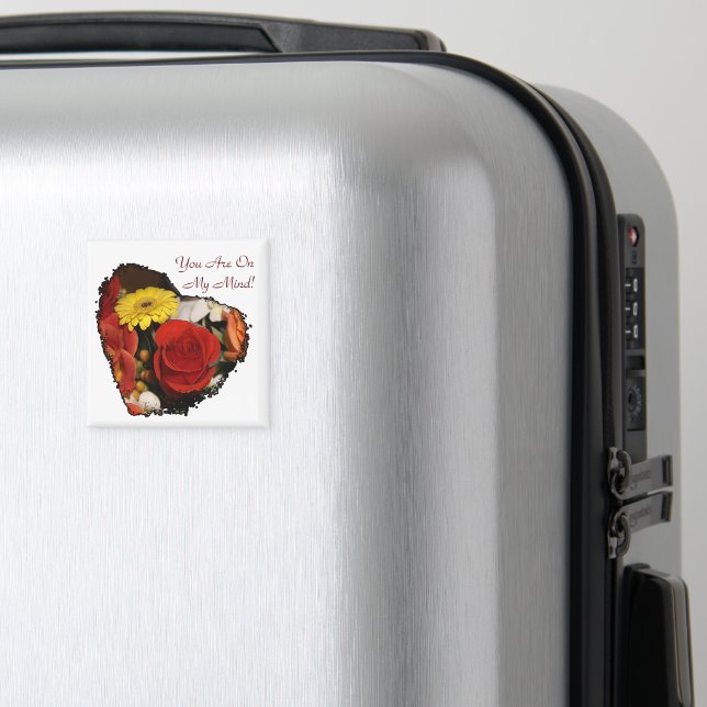 Imán Bouquet Jagged Edge Heart (In Situ (Equipaje))