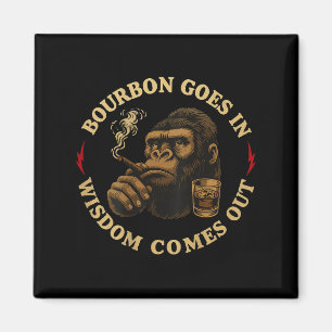 Imán Bourbon sale en sabiduría y sale Whiskey (o