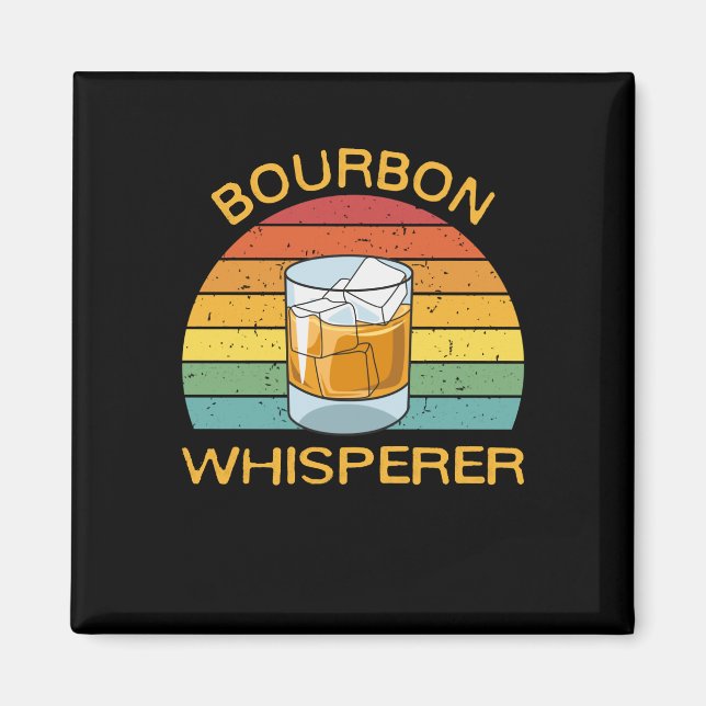 Imán Bourbon Whisperer Whiskey Bourbon Drinking Gift (Frente)