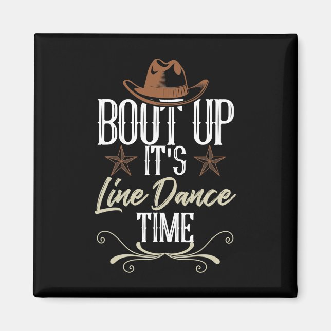 Imán Bout Up It's Line Dance Time - Line Dancing (Frente)