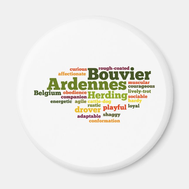 Imán Bouvier des Ardennes (Frente)