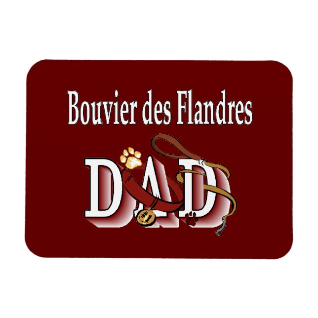 Imán Bouvier des Flandres Dad (Horizontal)