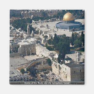Imán Bóveda de la roca, ciudad vieja Jerusalén, Israel