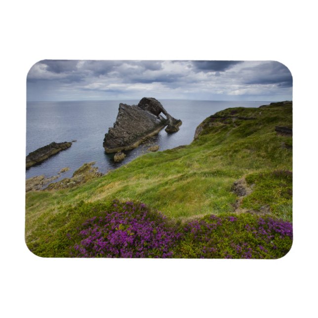 Imán Bow Fiddle Rock, Portknockie, Escocia (Horizontal)