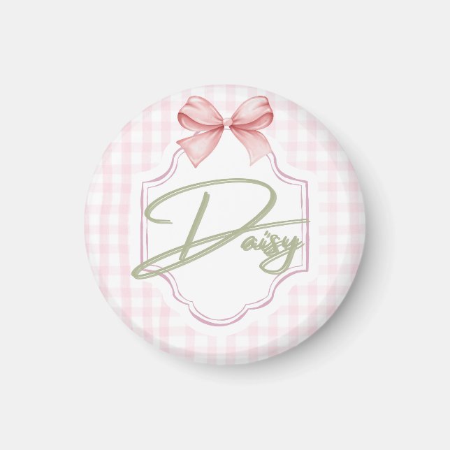 Imán Bow&Gingham (Frente)