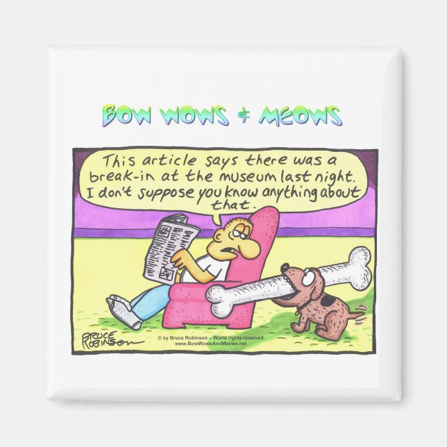 Imán BOW WOWS & MEOWS - Este artículo dice... (Frente)