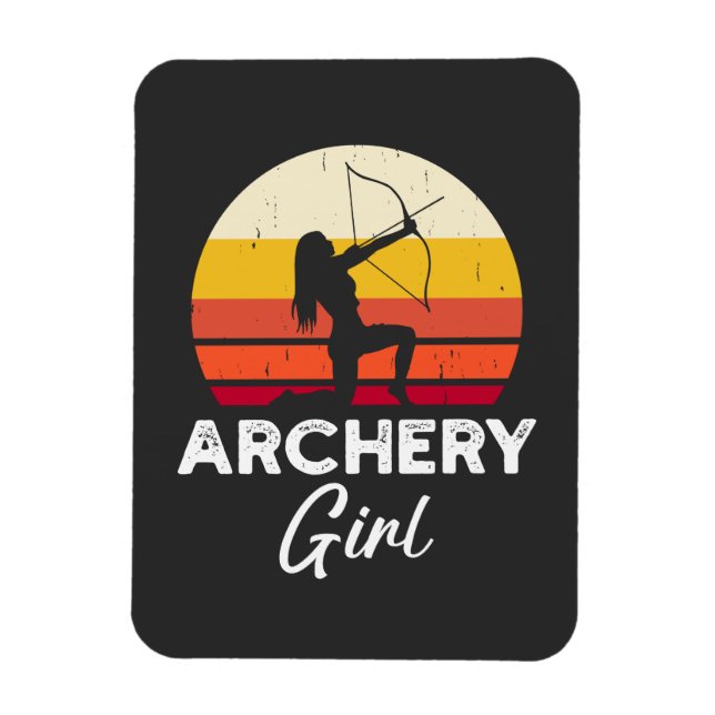 Imán Bow y Arrow, Chica de tiro con arco (Vertical)