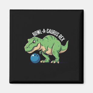 Imán Bowl-a-saurus Rex Dinosaurio Divertido Bolos Humor