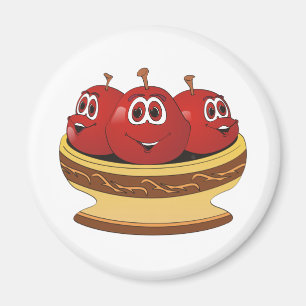 Imán Bowl lleno de Personalizado de cerezas