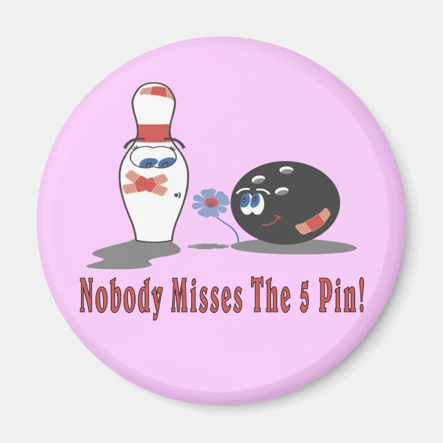 Imán Bowling 5 Pin (Frente)