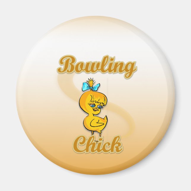 Imán Bowling Chick (Frente)