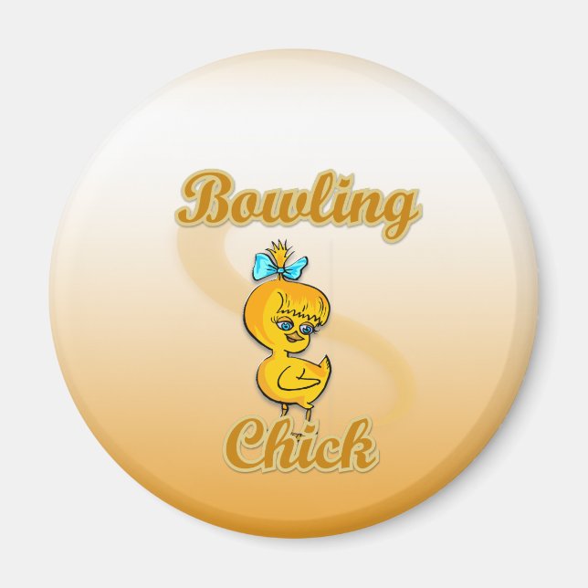 Imán Bowling Chick (Frente)