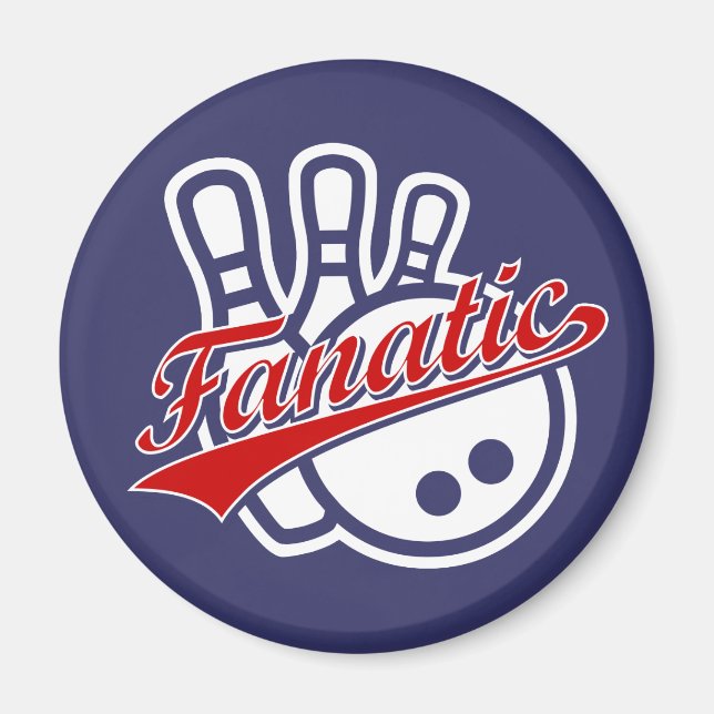Imán Bowling Fanatic (Frente)