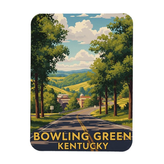 Imán Bowling Green Kentucky Travel (Vertical)