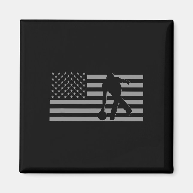 Imán Bowling Tee Shirt - Bowling American (Frente)