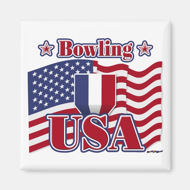 Imán Bowling USA (Frente)