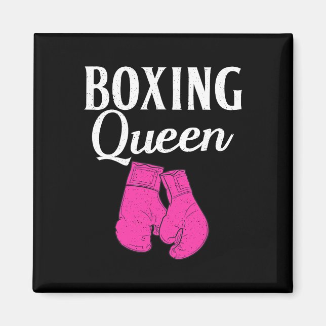 Imán Boxeador de boxeo Queen Sport (Frente)