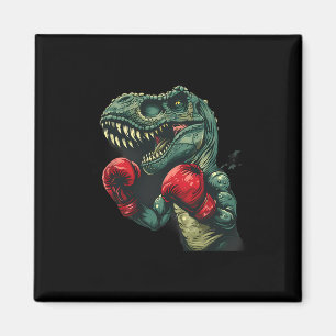 Imán Boxeador de dinosaurios de boxeo Dino Kickboxing B