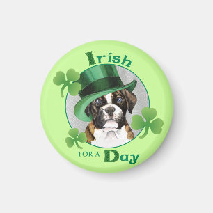 Imán Boxeador del día de St Patrick